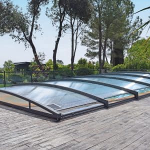 Abris de piscine BORVO BAS XXL